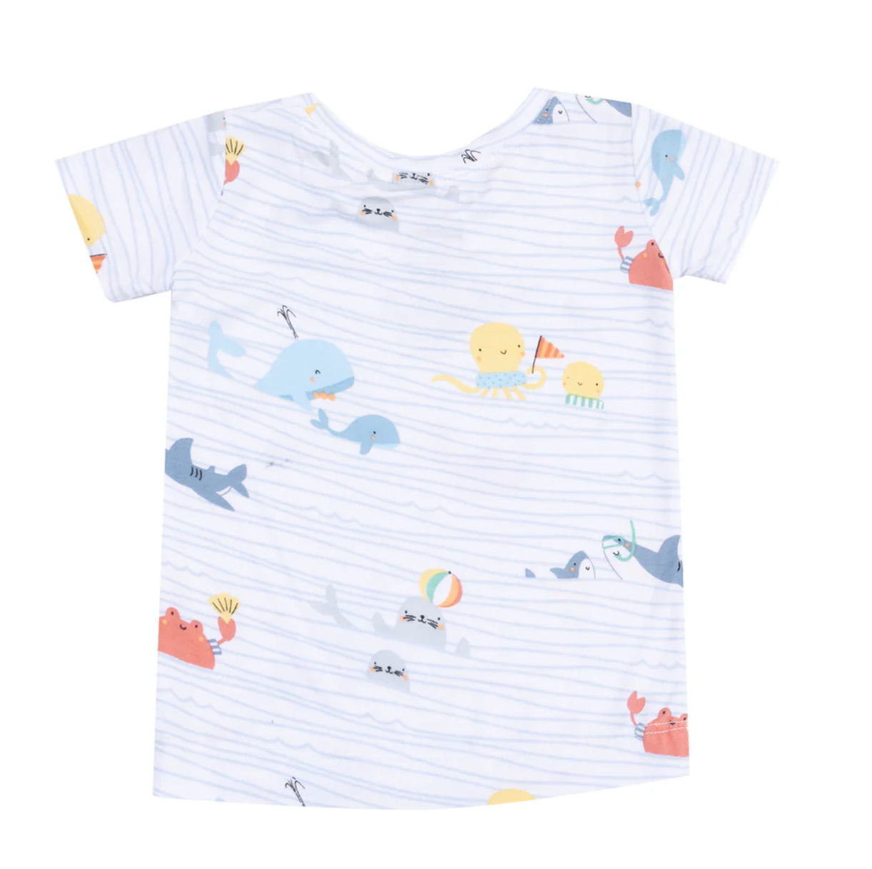 Loungewear top angel dear sea stripes