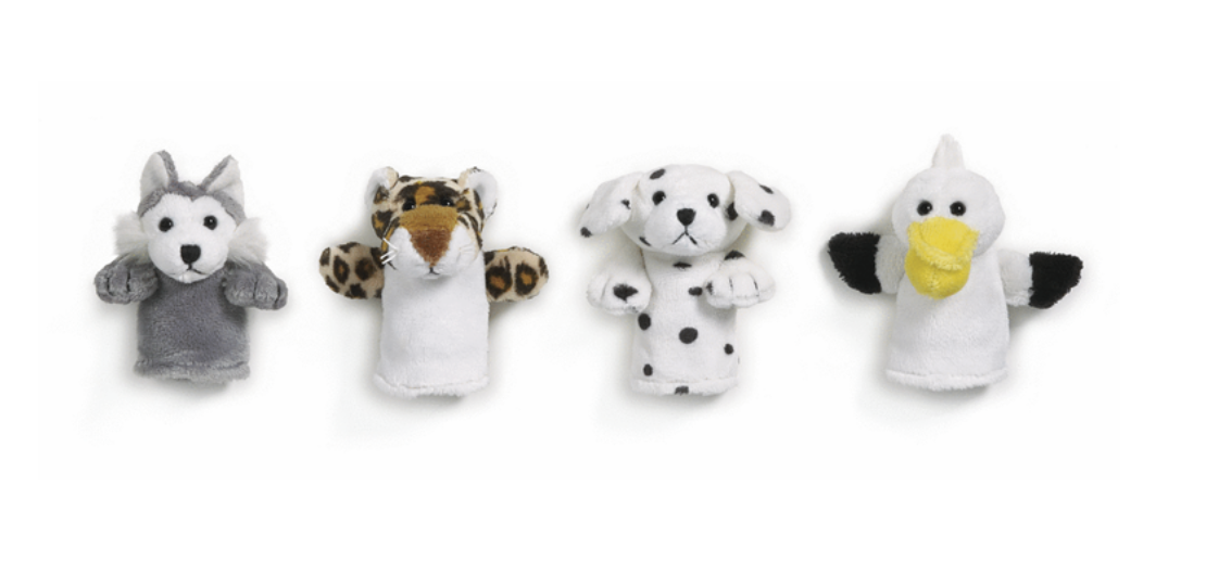 Assorted animal finger puppets