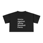 Black t-shirt funny baseball mom