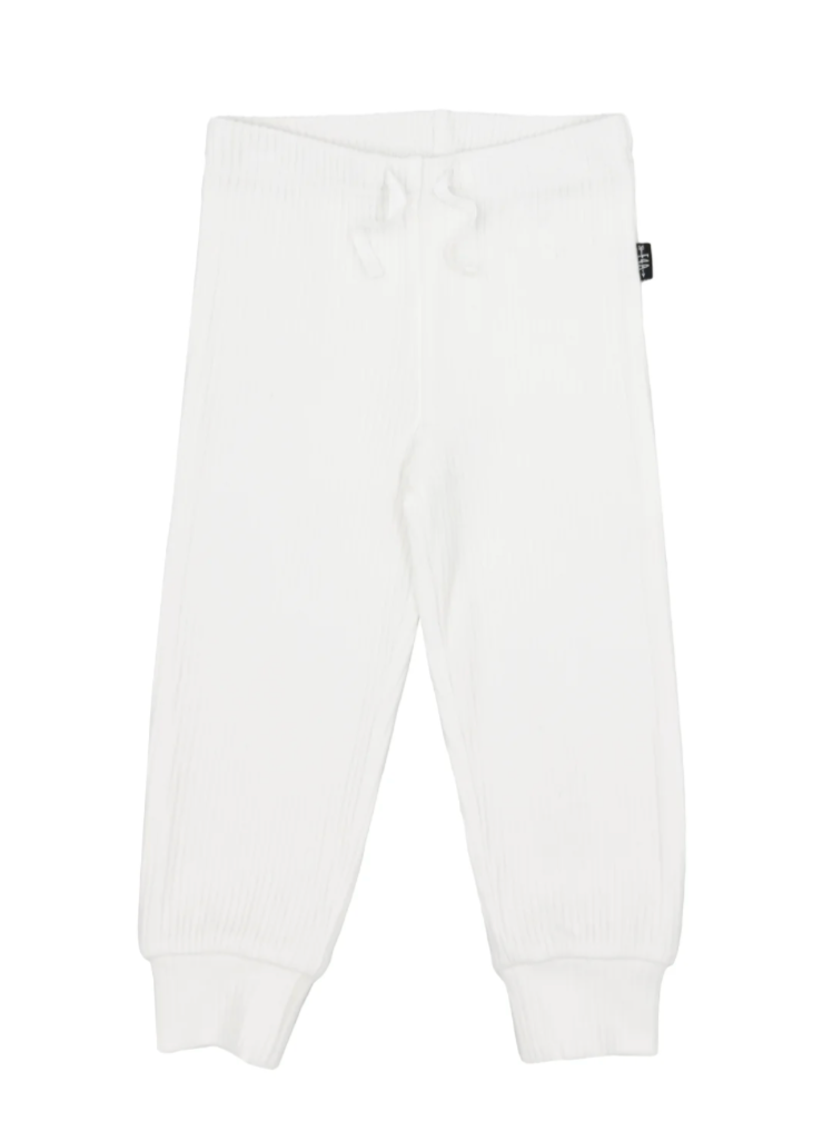 Feather 4 Arrow white ribbed leggings