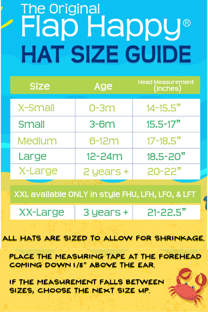 Size Chart Flap Happy