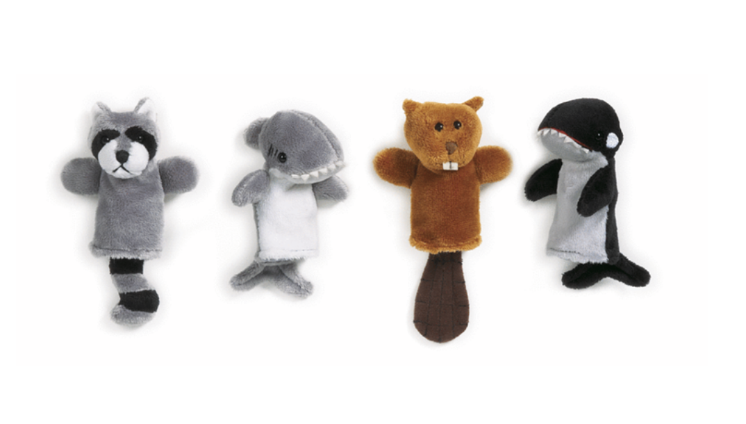 Animal finger puppets