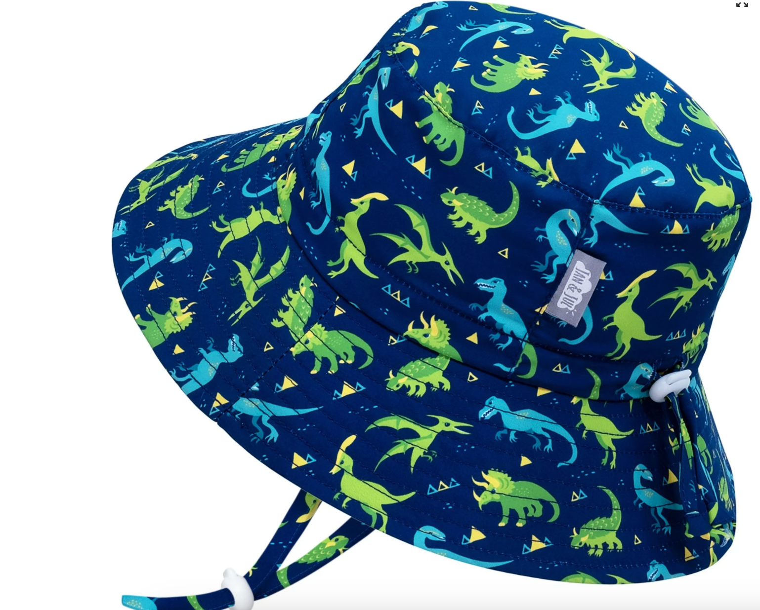 Jan & Jul bucket hat dino print
