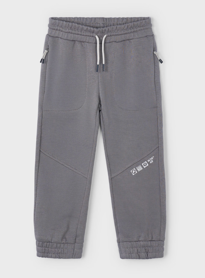 Mayoral Fleece Joggers Grey with print