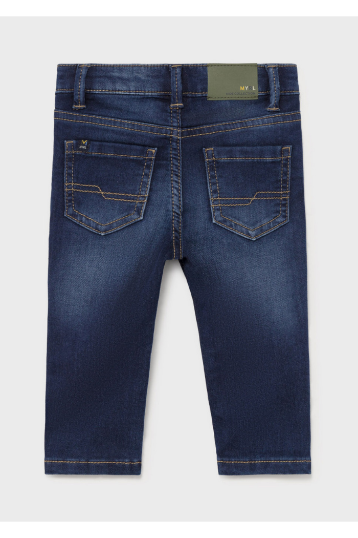 Back of Sof Mayoral navy blue jeans