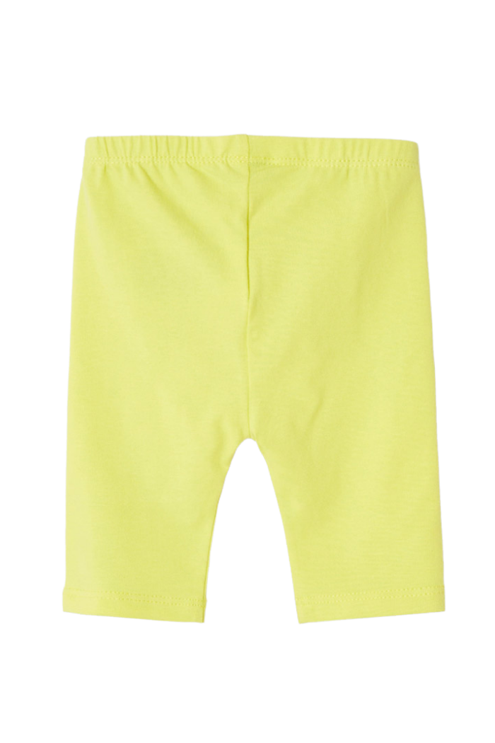 Back view of Mayoral yellow capri pants