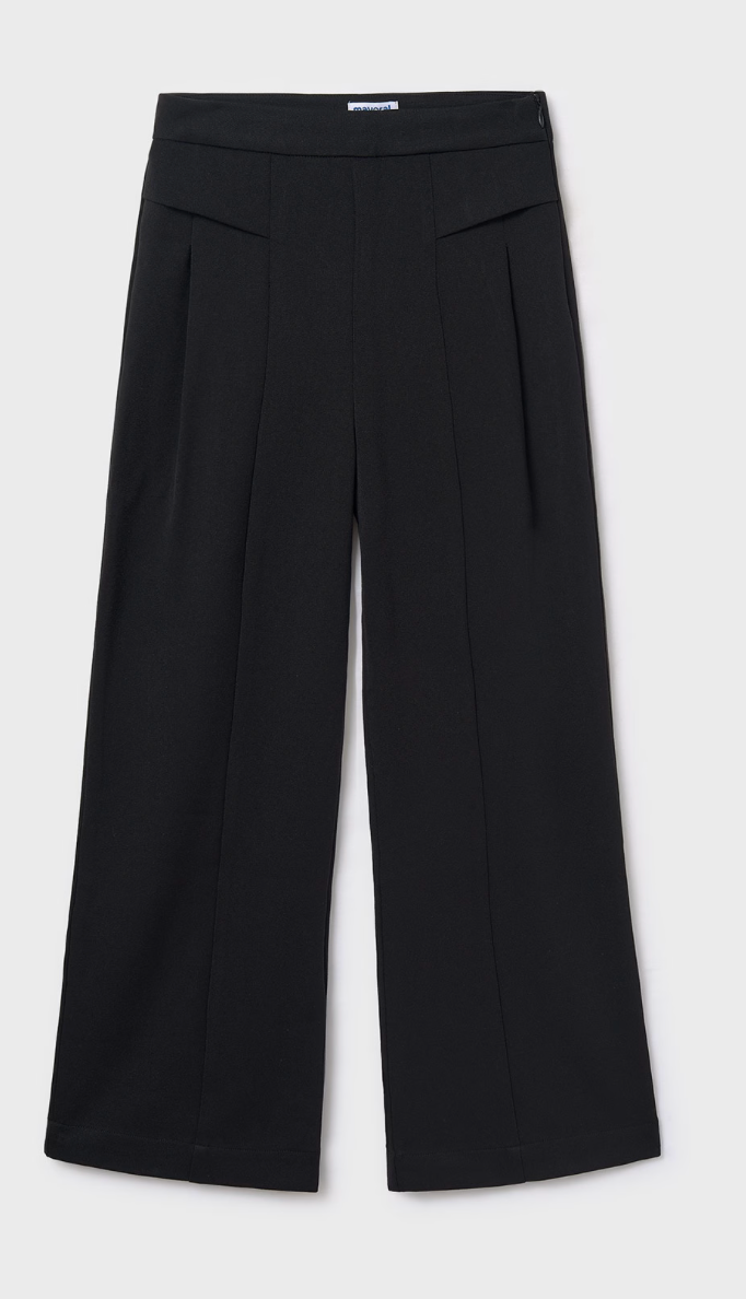 Mayoral wide legged flare pleated pants