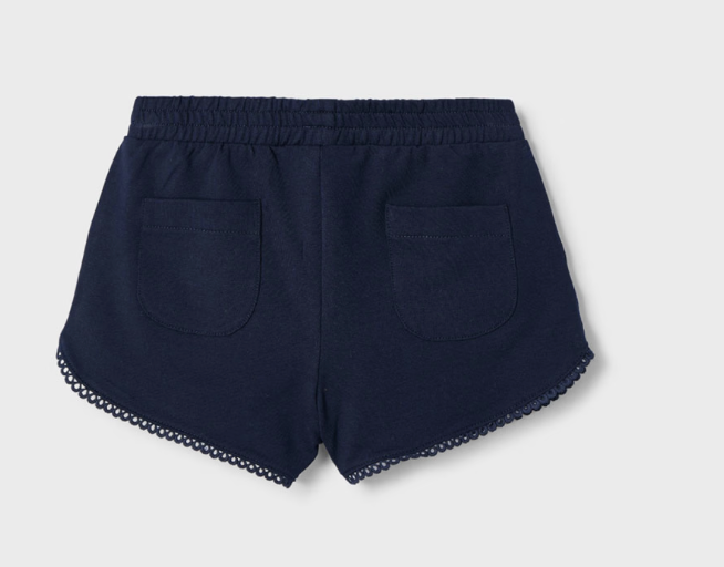 navy blue shorts with pockets