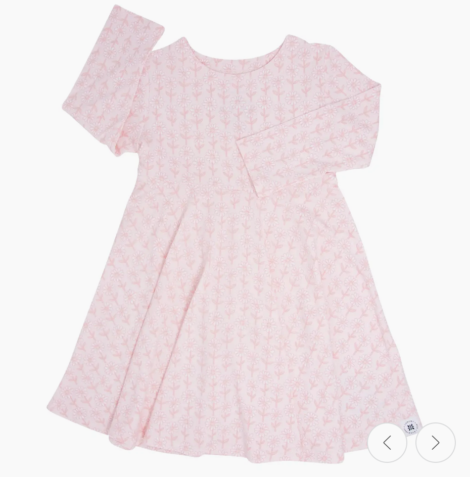 Sweet Bamboo Swirly Girl Dress Devan