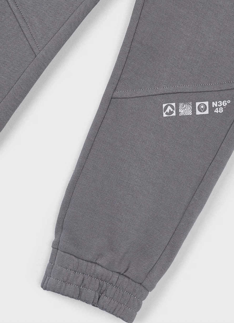 Up close print Mayoral fleece joggers