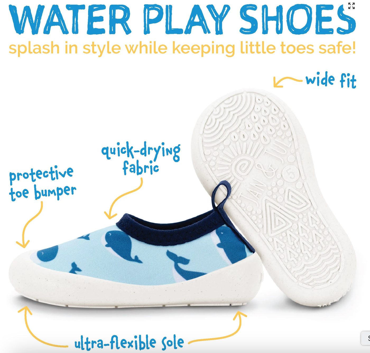 water play shoes features
