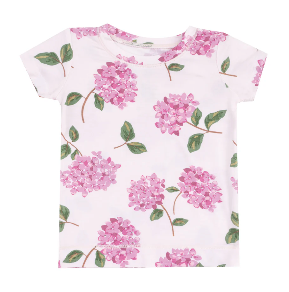 angel dear loungewear top hydrangeas