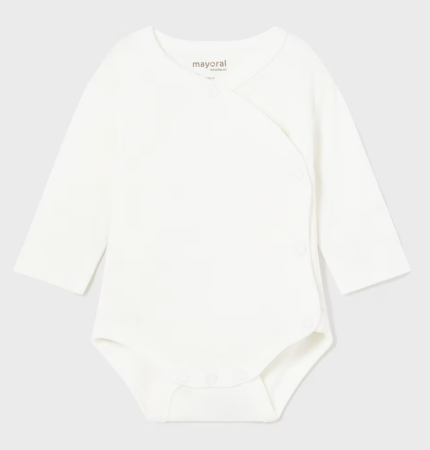 warm white 100% cotton onesie
