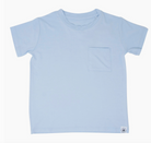 Bamboo blue tee shirt