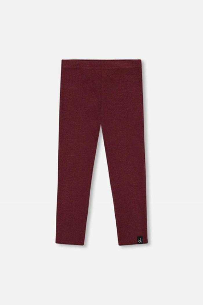 Burgundy leggings