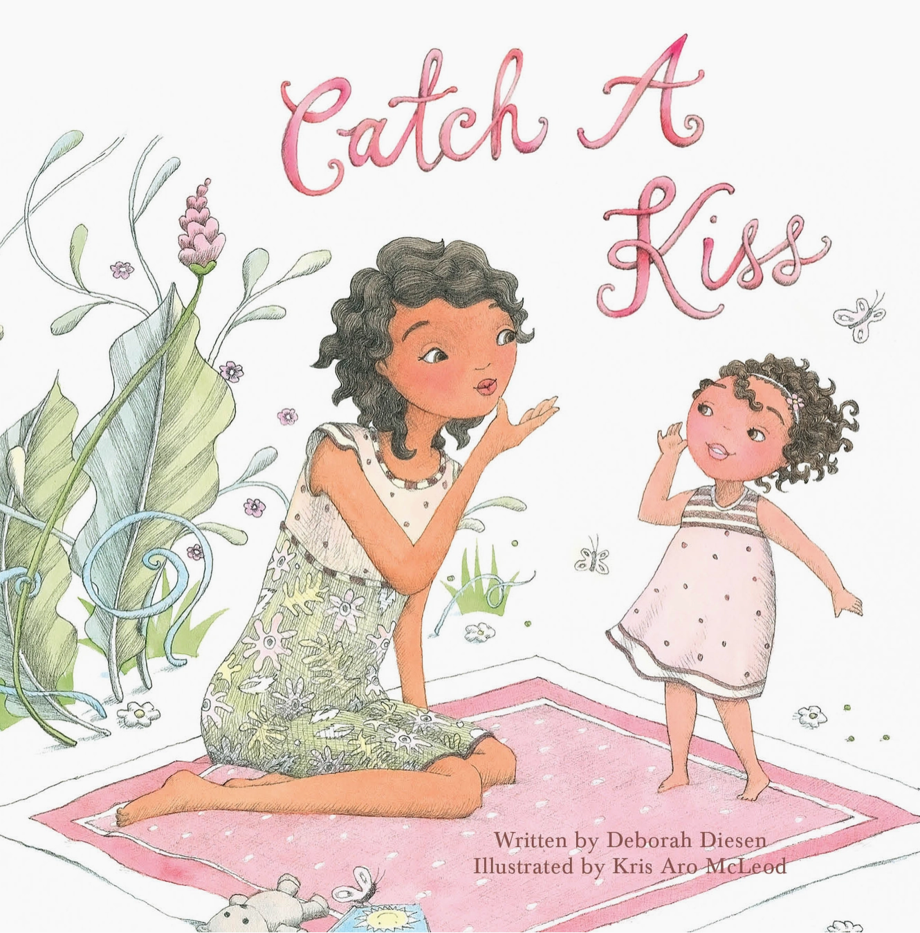 Catch a kiss board book for valentines day