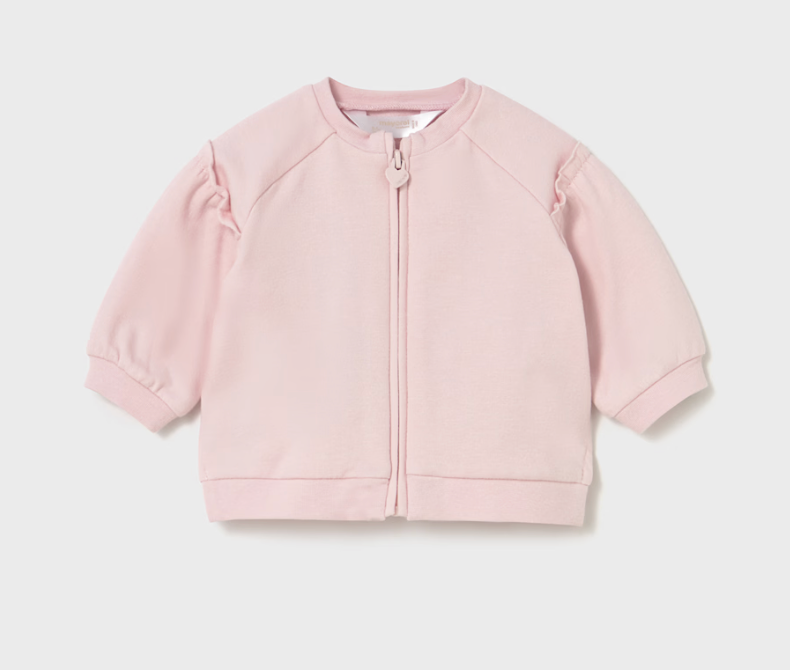 Mayoral Pink Zippered Sweatshirt