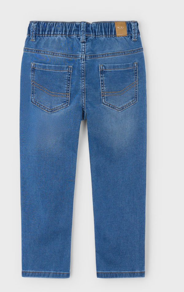 Mayoral denim joggers back