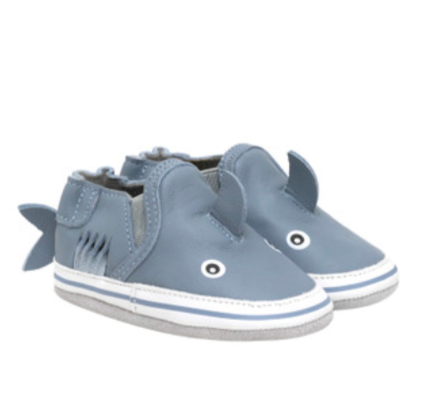 Robeez shark leather soled shoes