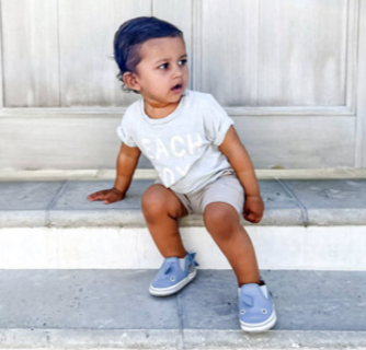 Robeez shark  leather soled shoes