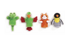 Tropical finger puppets