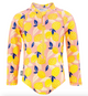 pink  and yellow long sleeve swimsuit